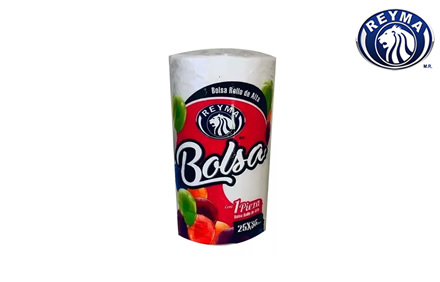 BAR2535  |  BOLSA ALTA ROLLO 25 X 35