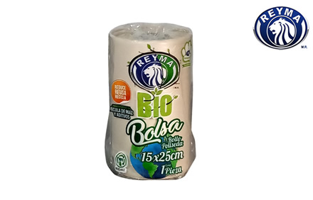 BPRCH1525  |  BOLSA POLISEDA ROLLO CHICO BIODEGRADABLE 15 X 25 