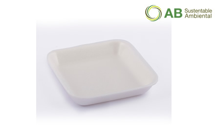 CH66  | Charola cuadrada CH66 degradable 