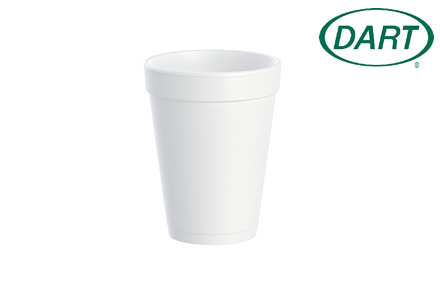 14J16R |  Vaso Térmico EPS de Perfil Bajo de 14 fl oz (414 mL) - Blanco